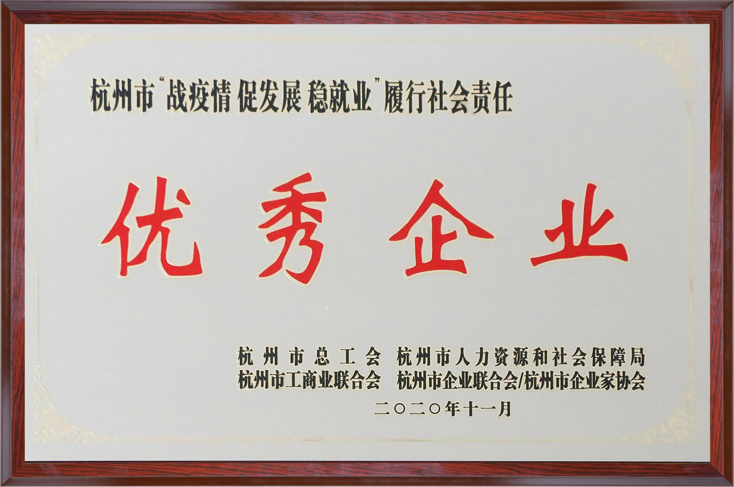 Outstanding Enterprise in Fighting Epidemic and Promoting Development